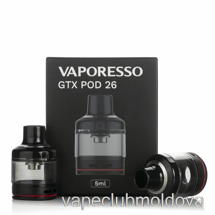 Kit Vape Pod Vaporesso Gtx Pod 22 și 26 De Schimb Capsule 5ml Gtx 26 Pod
